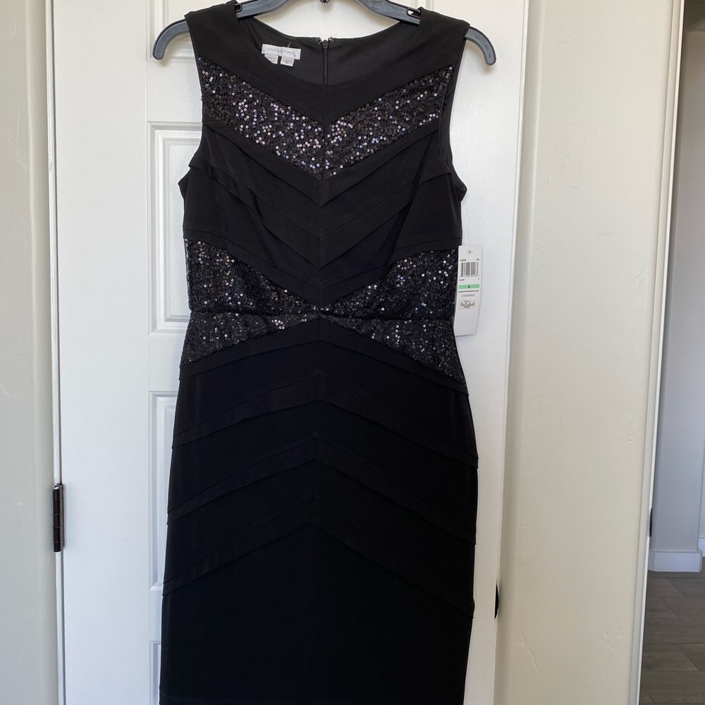 London Times Black Dress